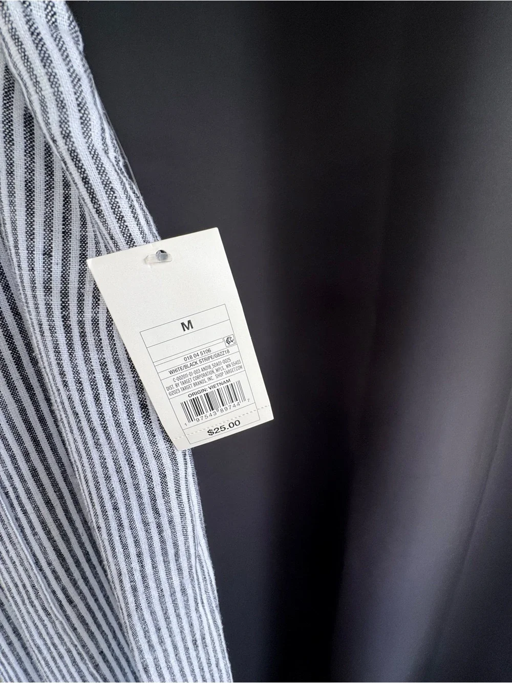 a new day White & Navy Striped Wide-Leg Drawstring Pants - Picture 4 of 4
